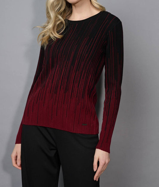 Picadilly - Textured Linear Top
