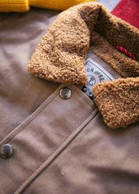 Iron & Resin Men's 1st Gen Waxed Nautilus Jacket in field tan - men's jacket - alternate view
