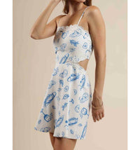 Sage The Label - Citrus Splash Cutout Dress