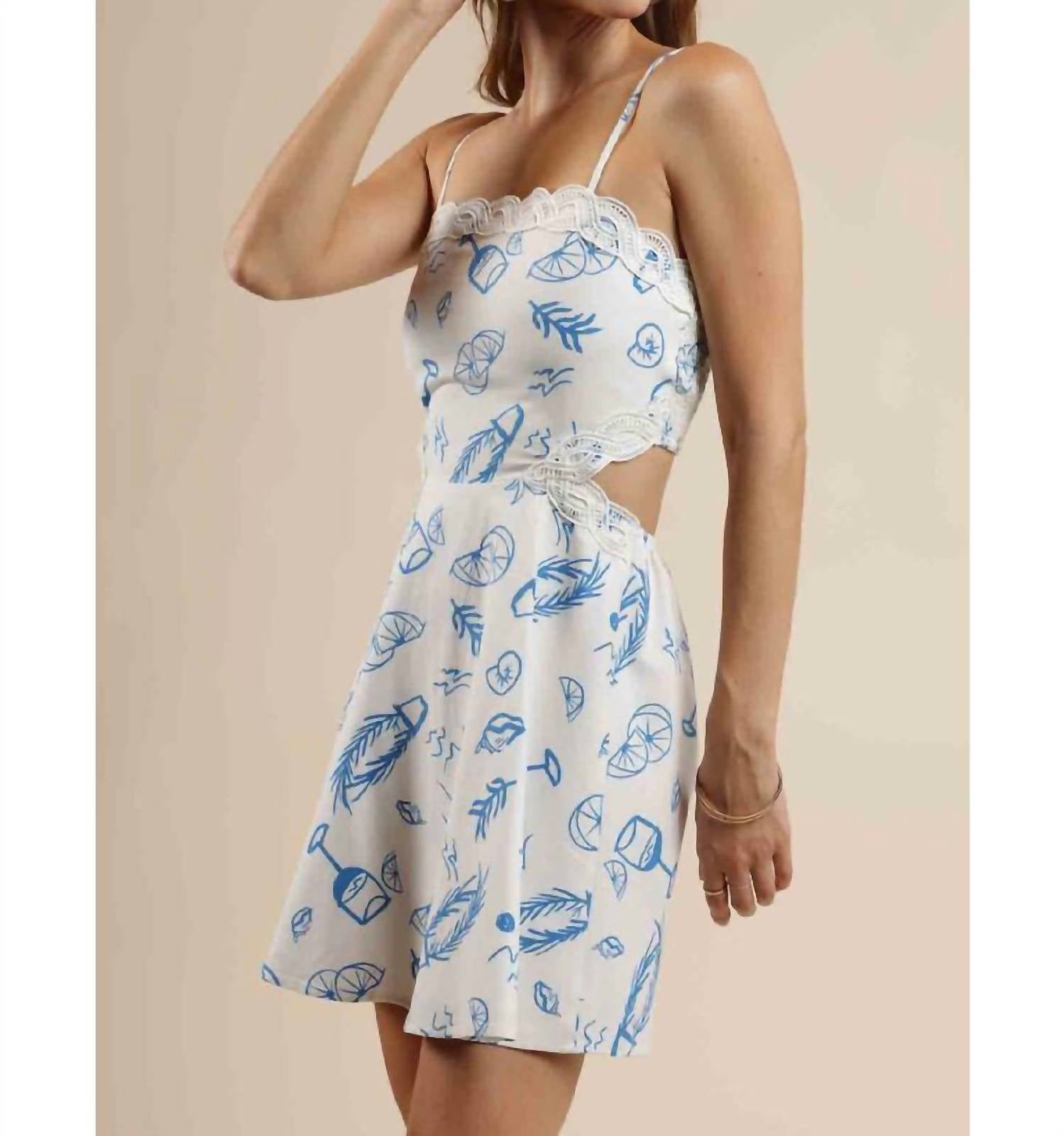 Sage The Label - Citrus Splash Cutout Dress