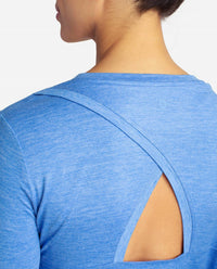 Danskin - Cutout Cropped Long Sleeve Tee