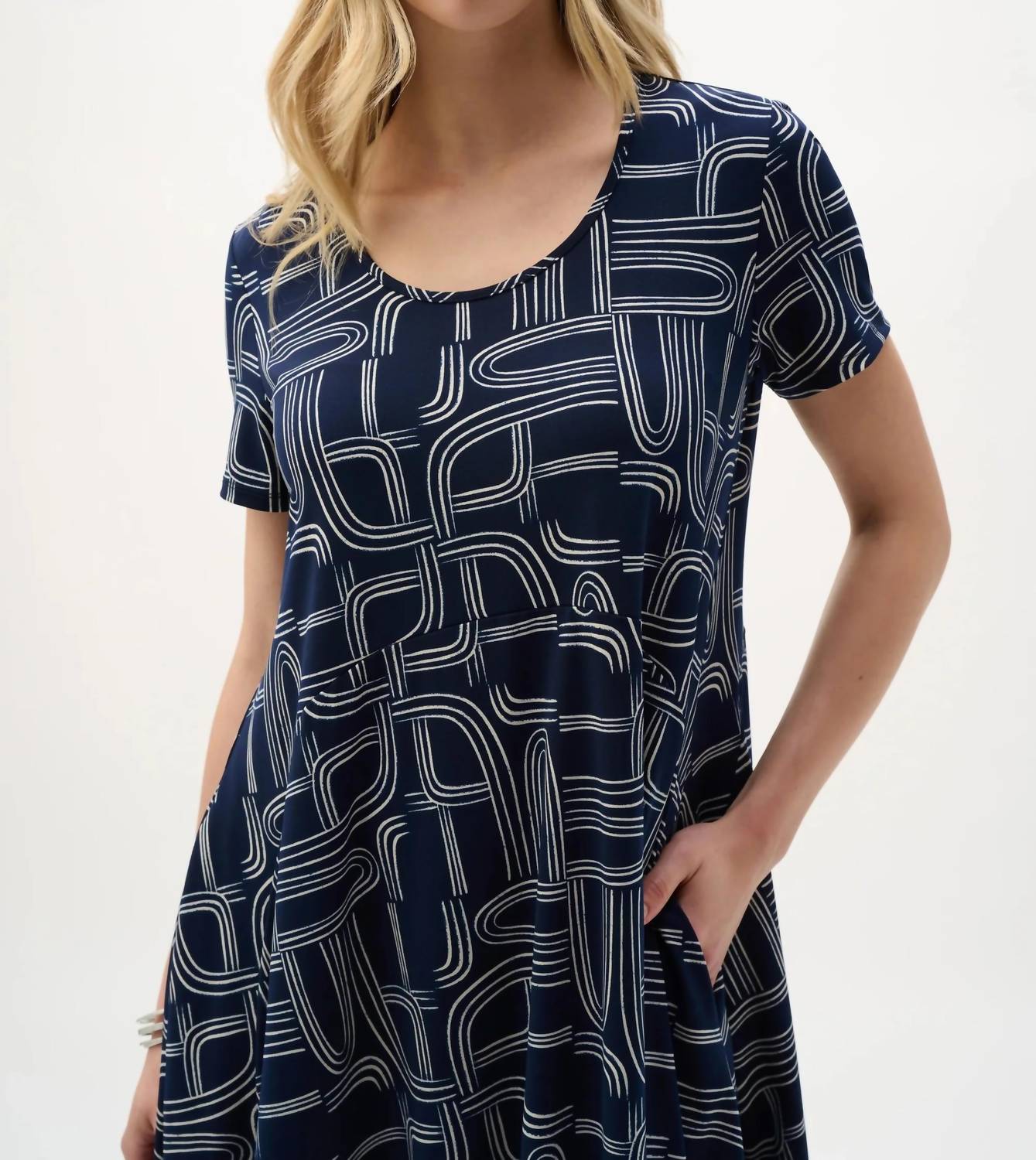 Joseph Ribkoff - Geometric Cocoon Dress