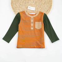 Okie + Lou - Boys Happy Harvest Pocket Tee