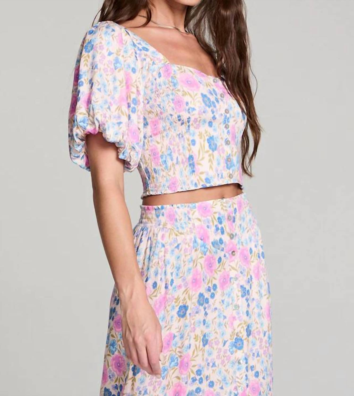 Saltwater Luxe - Eylsia Floral Top