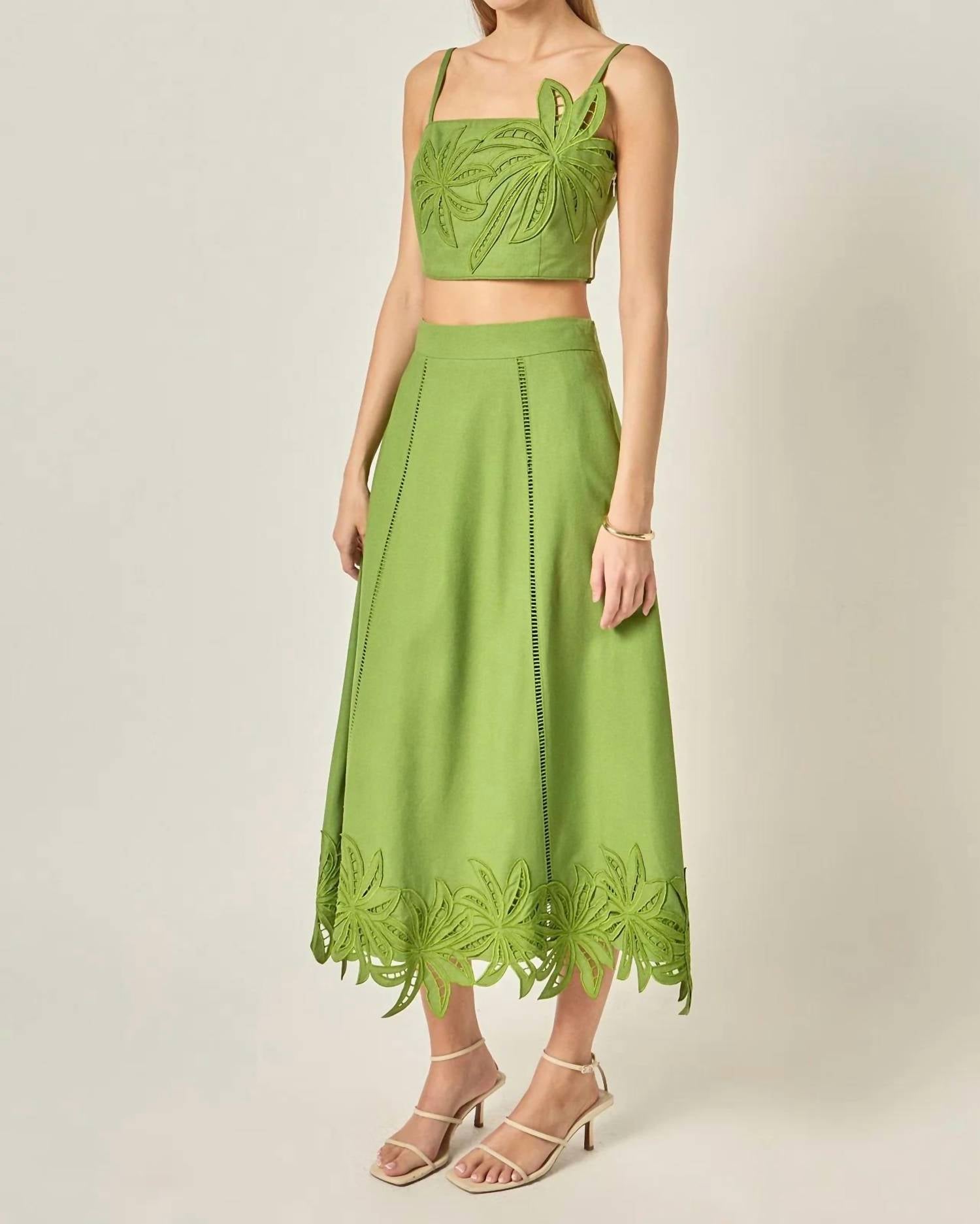 2.7 August Apparel - Palm Tree Set