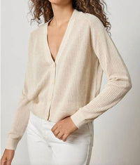 Lilla P - Saddle Sleeve V-neck Cardigan