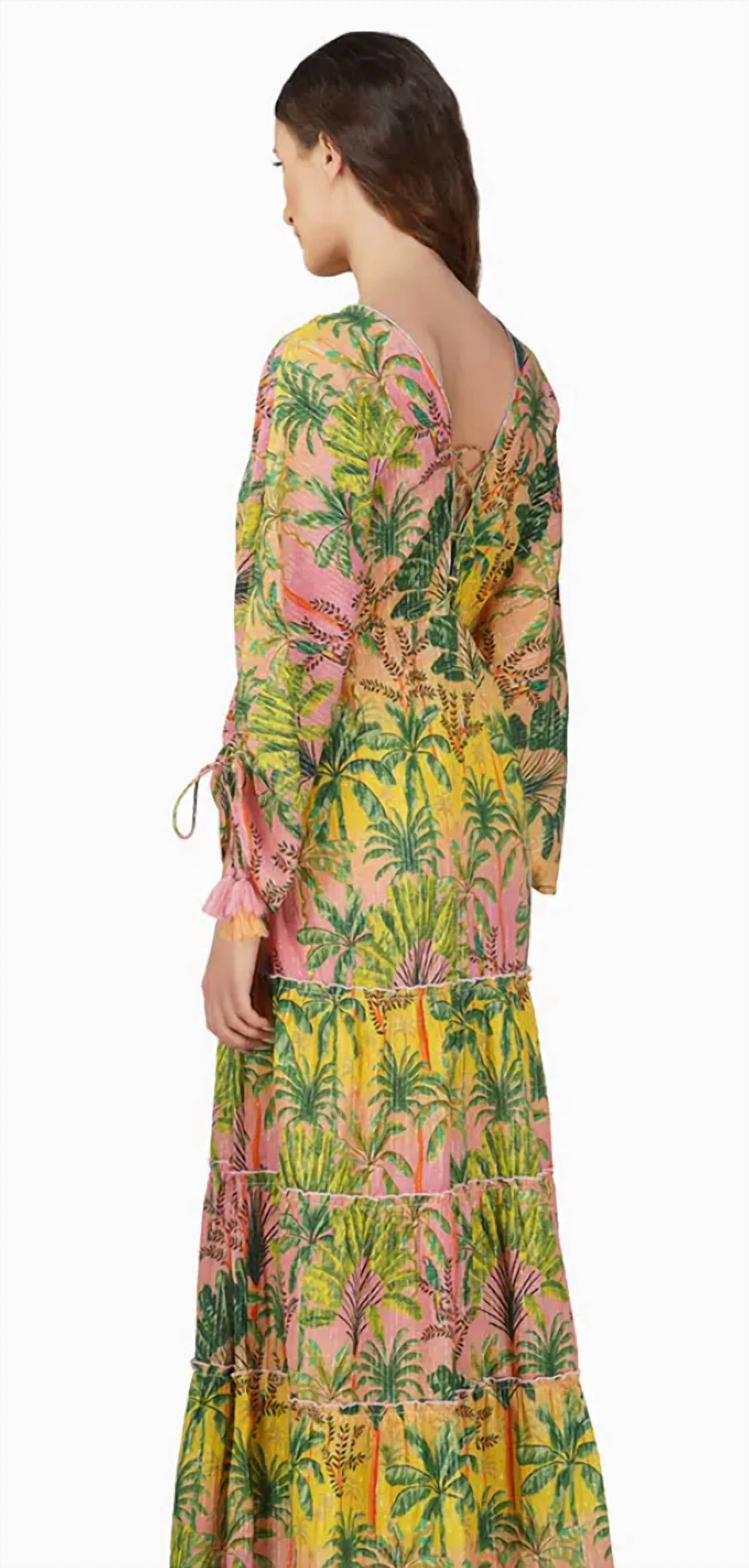 America & Beyond - Endless Summer Printed Maxi Dress