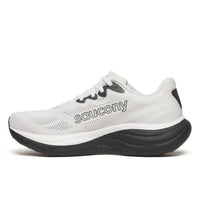 SAUCONY Men's Ride 19 Shoe in white black - men's sneaker - alternate view