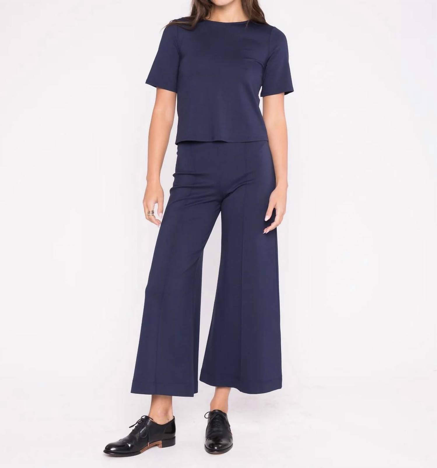 Ripley Rader - Cropped Ponted Knit Pant