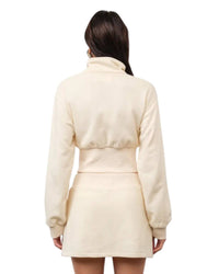 Loucia - Alicia Cropped 2-Way Zip Up Jacket
