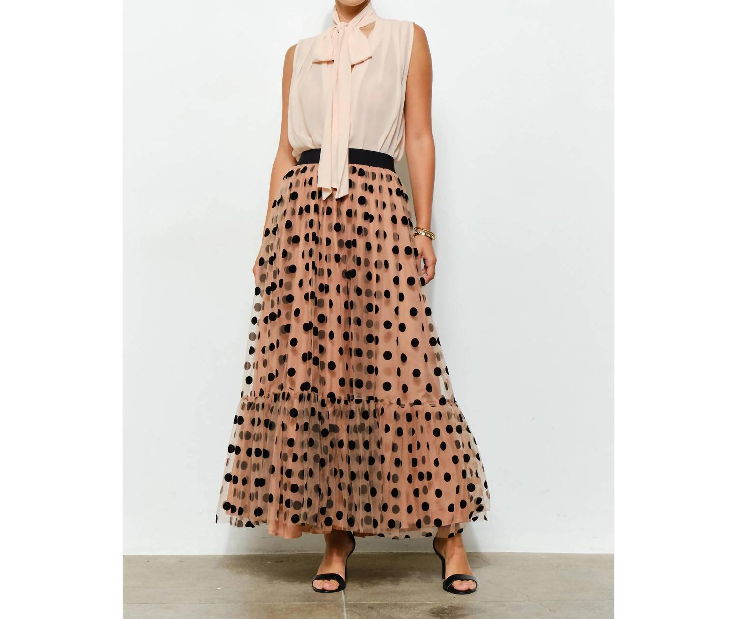 Ina Fashion - Tie-neck Blouse