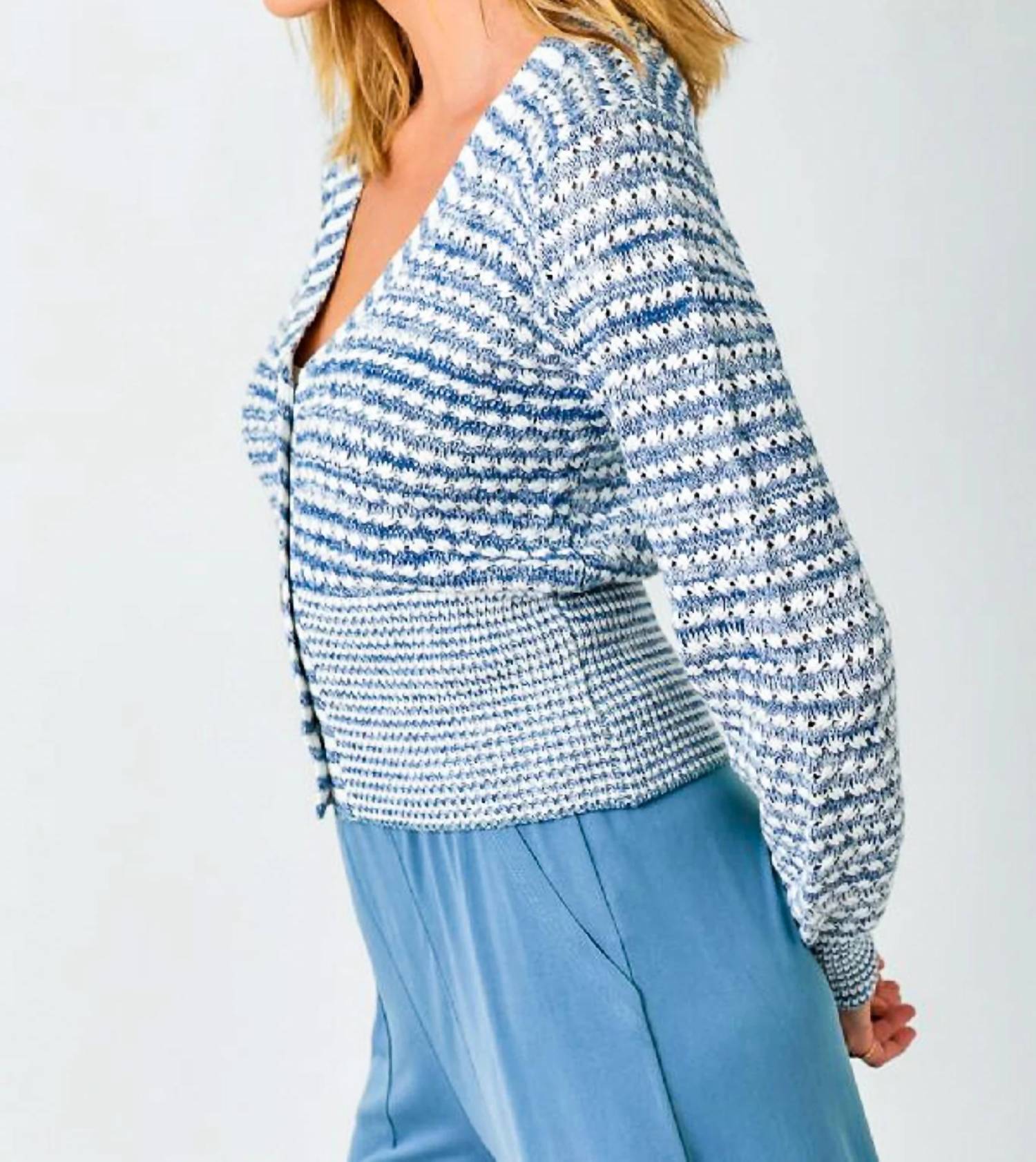 Mystree - Open Weave Cardigan