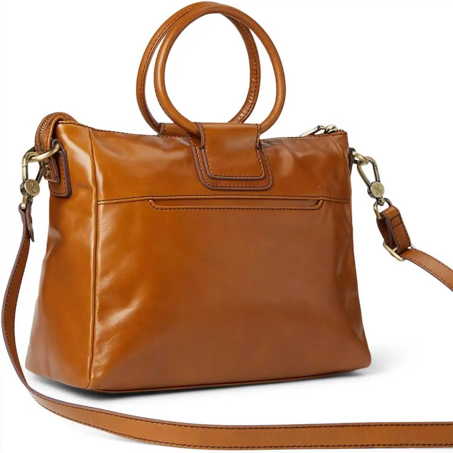 HOBO Women's Sheila Bucket Bag in golden brown - women's bag - detail view