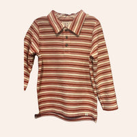 Me & Henry - Boys Striped Cotton Polo Shirt