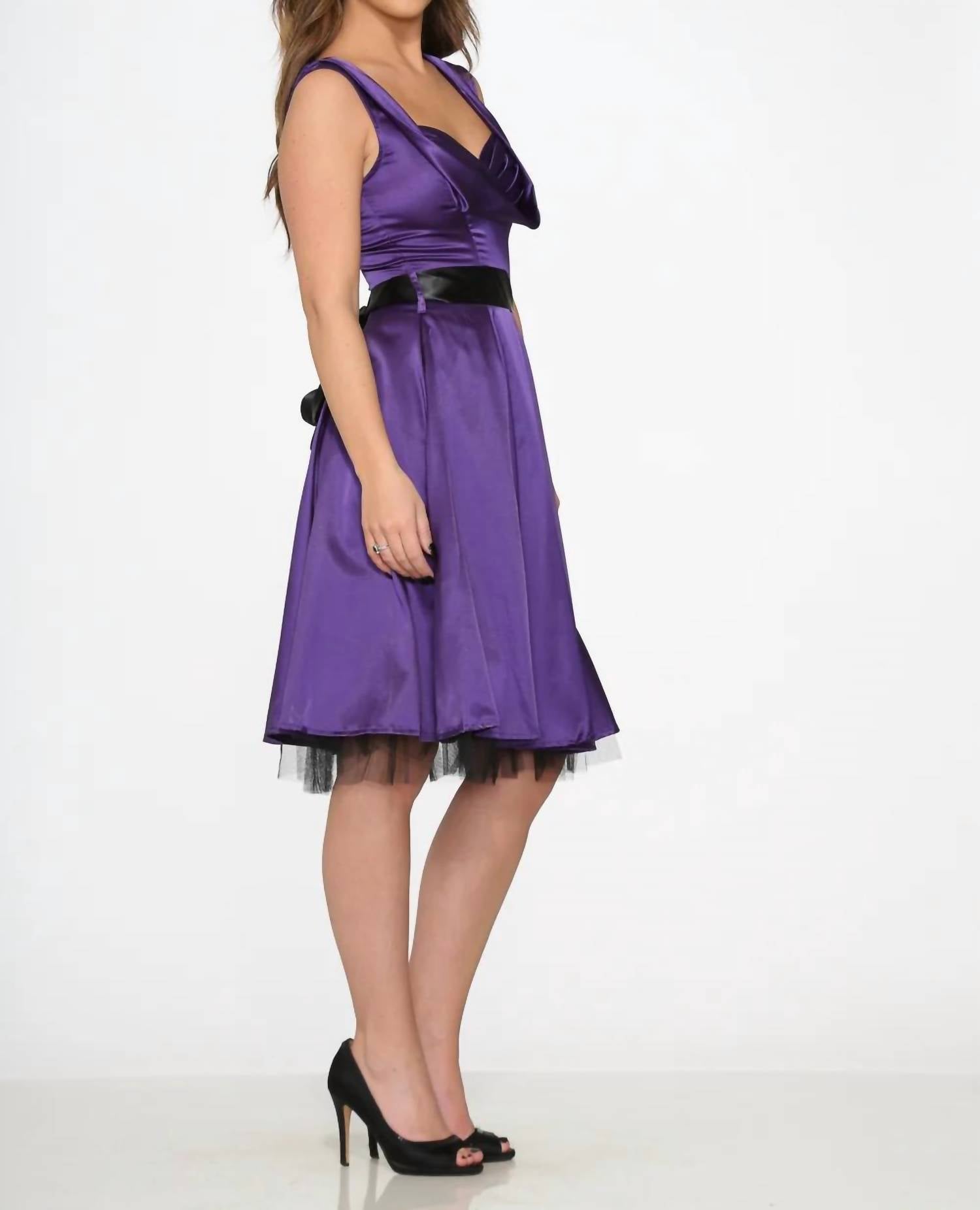 Orchid Bloom - Occasional Swing Dress
