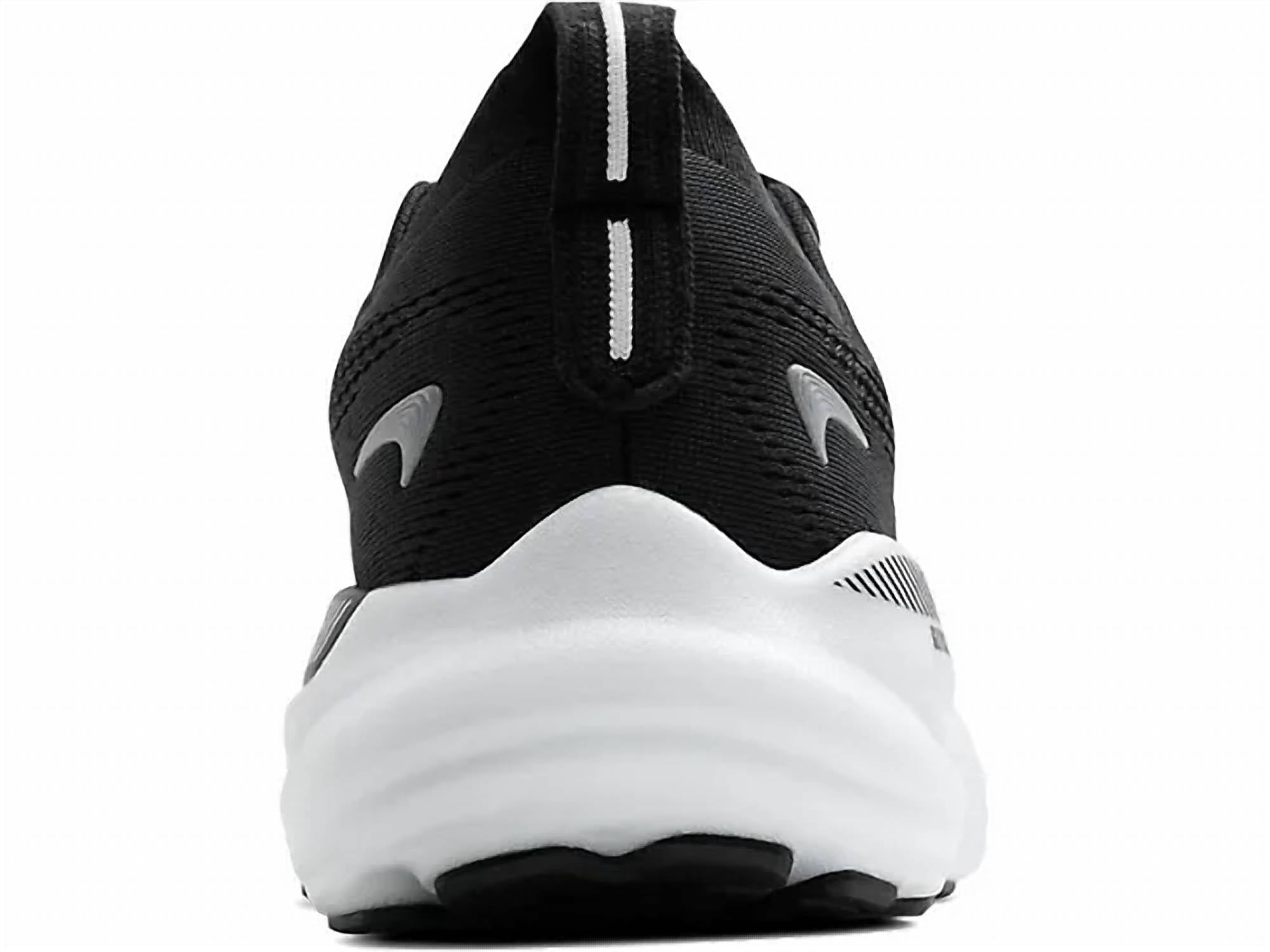 BROOKS Men's Glycerin Gts 22 Running Shoes in black grey white 5 - men's shoe - view 5
