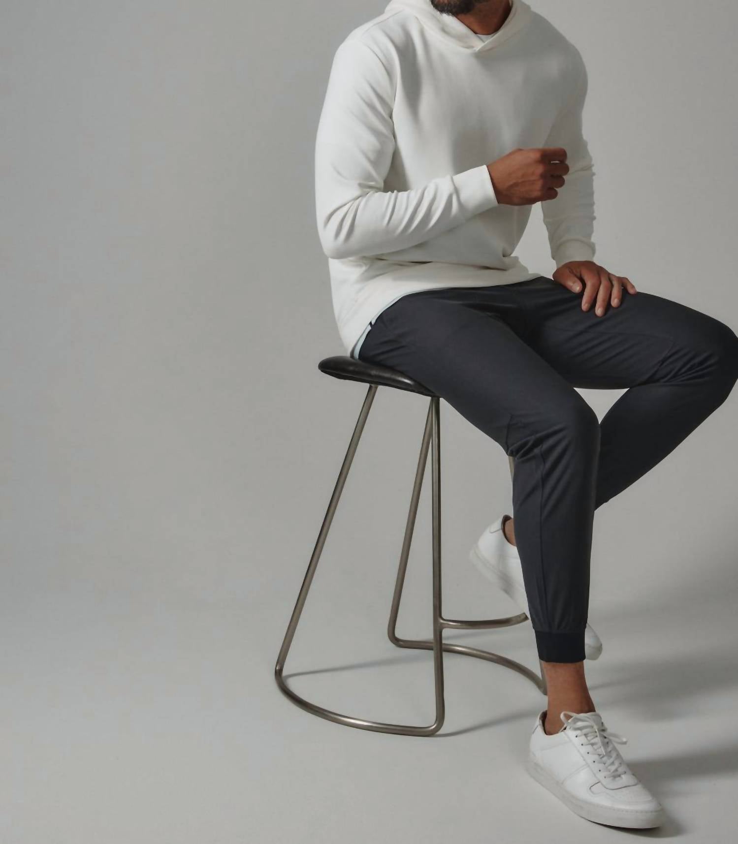 7Diamonds Rev Long Sleeves Hoodie in natural - men's shirt - view 5