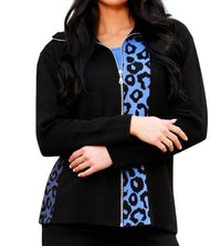 Leopard Zip Cardigan