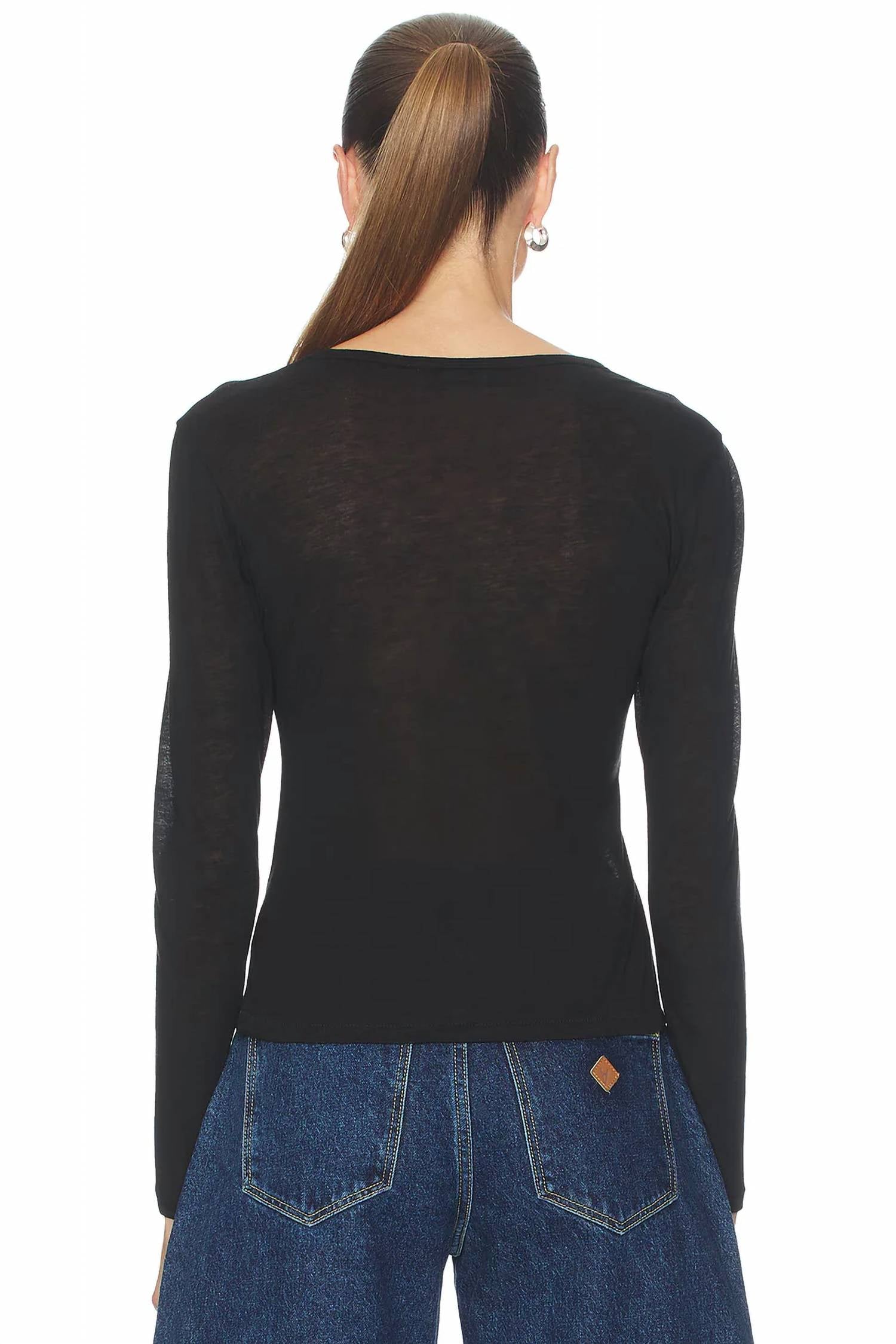 Anine Bing - Sylvie Long Sleeve Tee