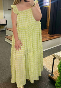 Beeson River - Lauren Gingham Maxi Dress