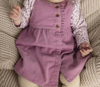Minymo - Girl's Lined Corduroy Jumper Dress