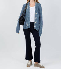 Donni. - Rib Kick Flare Trousers
