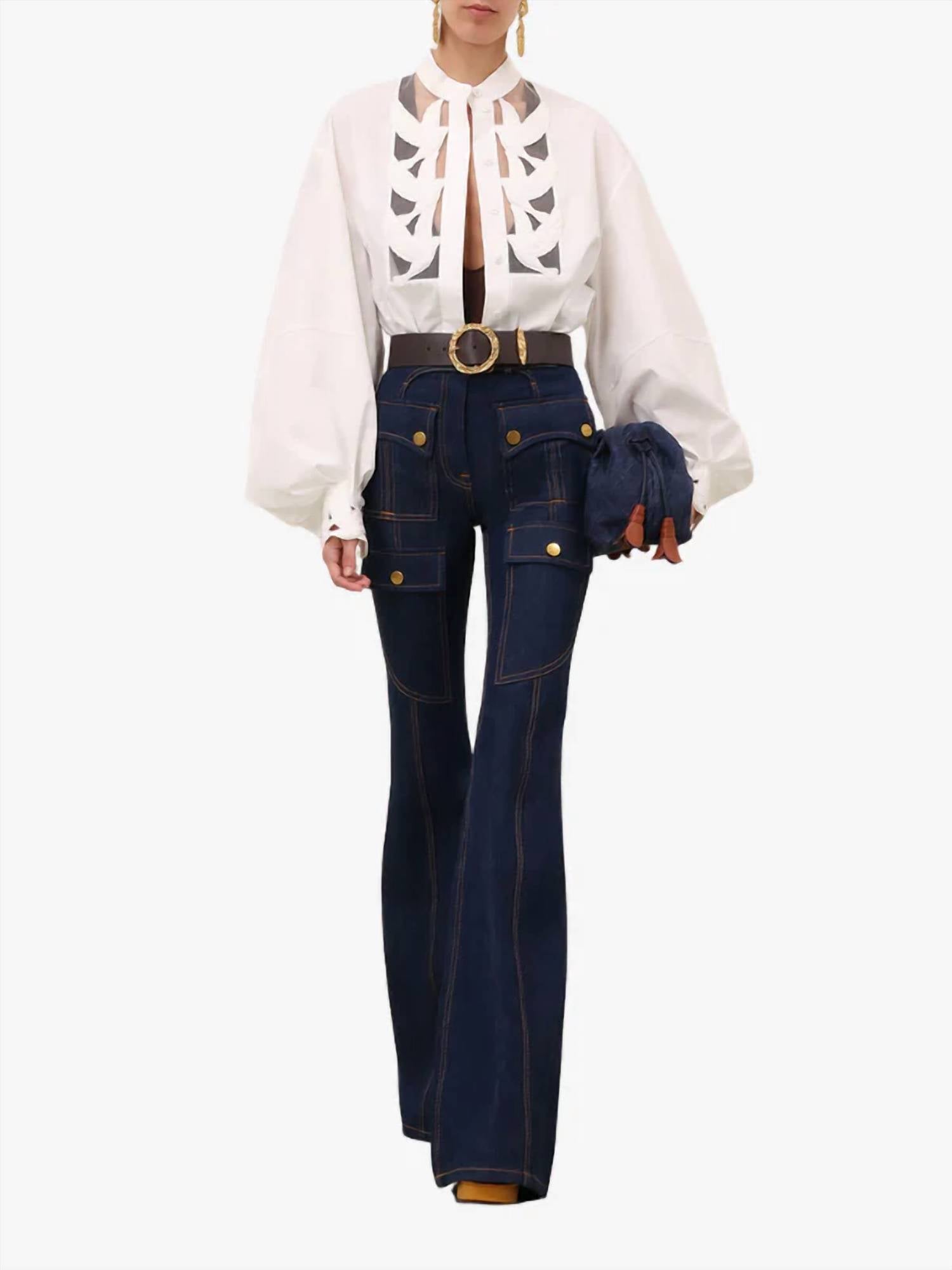 Zimmermann - Luna Applique Blouse