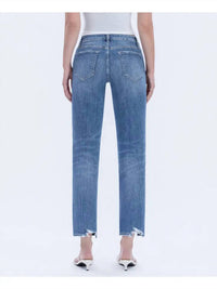 Vervet By Flying Monkey - High Rise Distressed Boyfriend Fit Jeans