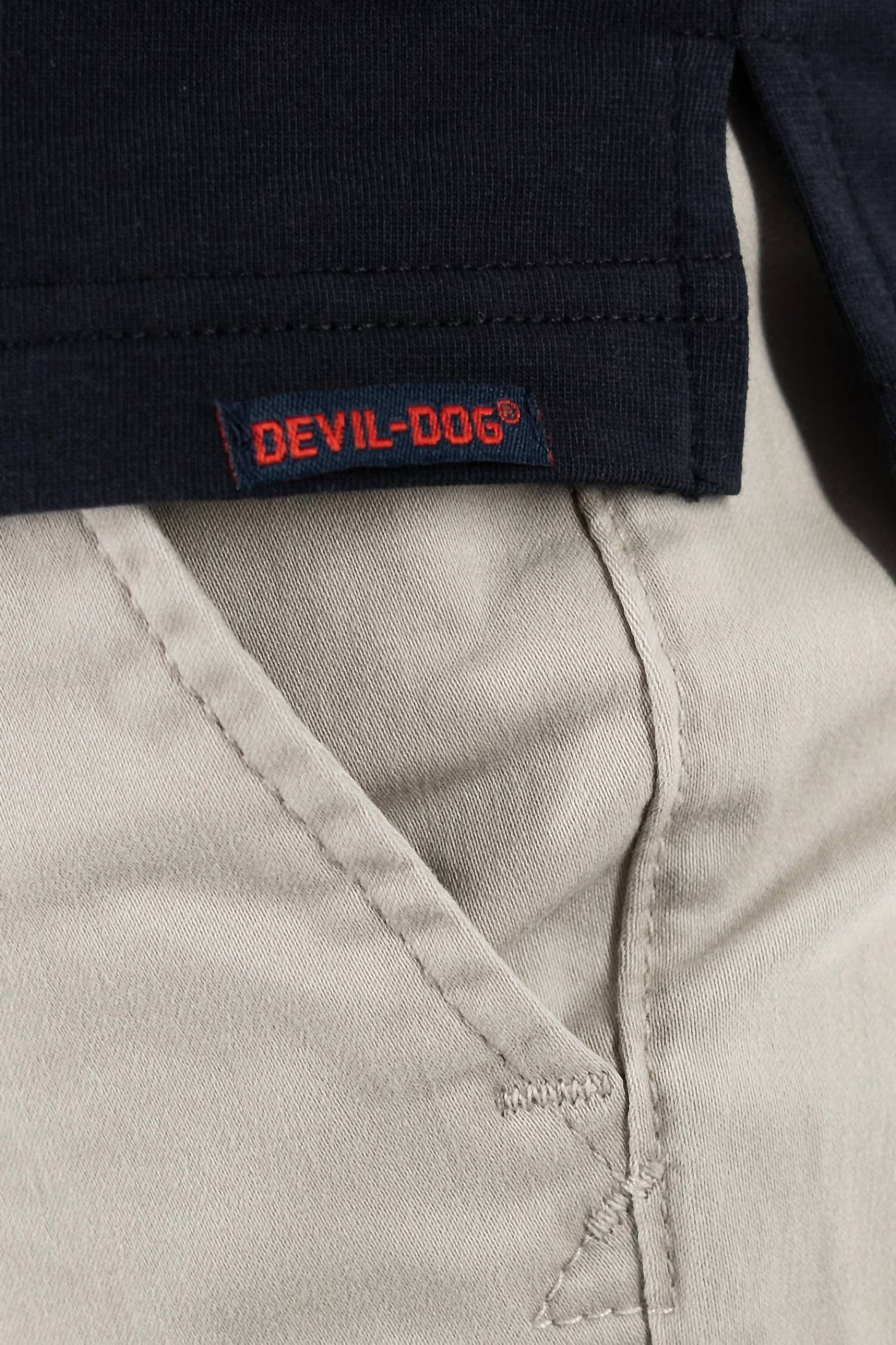 DEVIL-DOG Feeder Stripe Polo in black - men's shirt - view 4