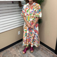 Umgee - Paisley Print Maxi Dress