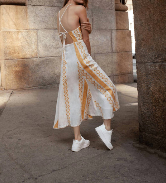 Guadalupe Design - Filomena Linen Midi Dress