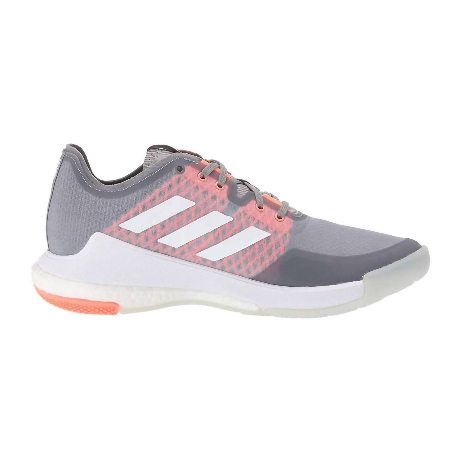 adidas Men's Crazyflight Volleyball Shoes in gray - men's shoe