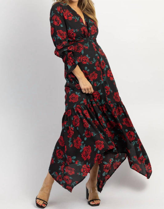 TWIST FRONT MAXI DRESS