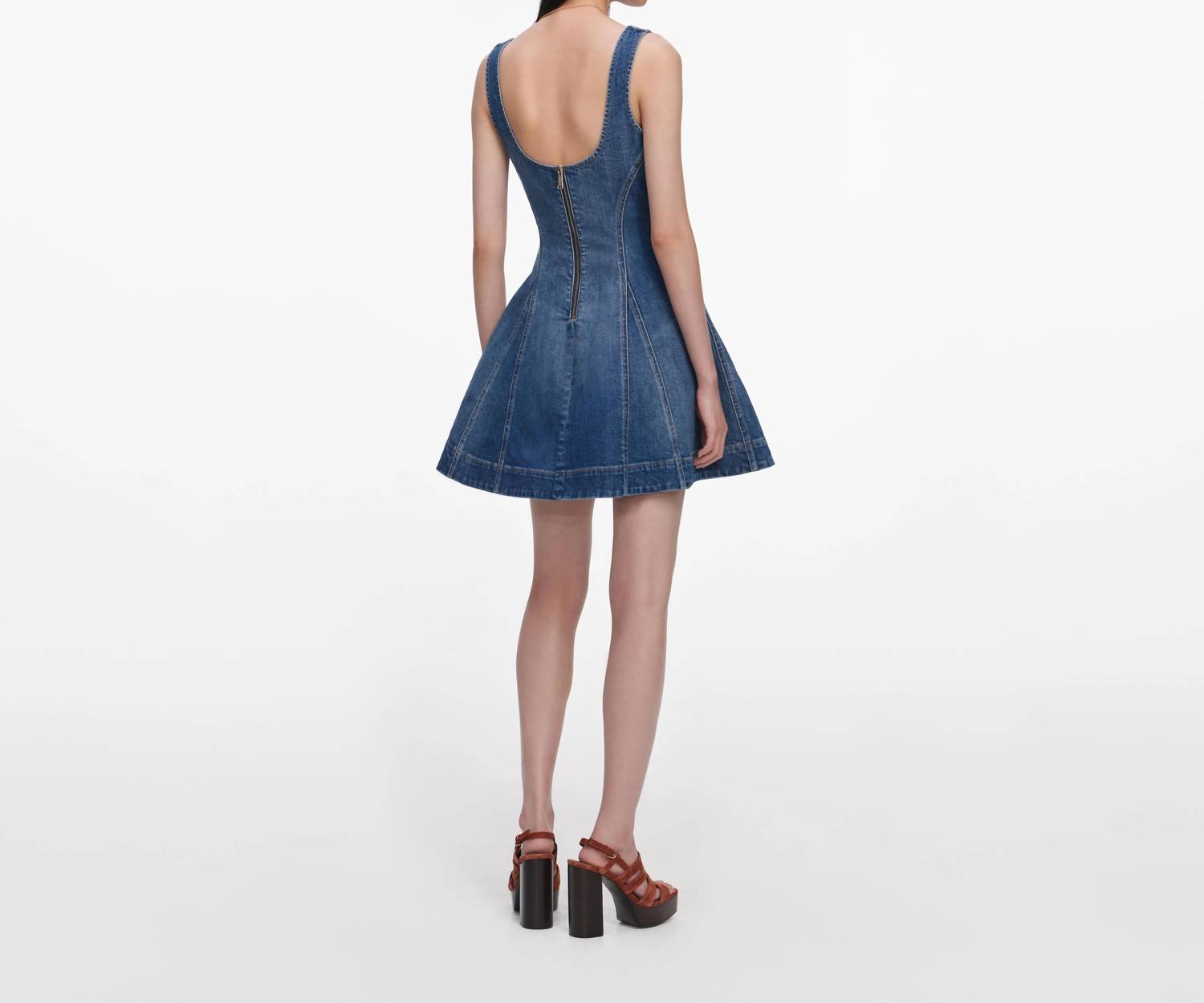 Self-Portrait - Flared Mini Dress