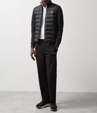 Reiss Mclaren F1 Team Quilted Hybrid Jacket in black - men's jacket