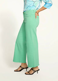 Fdj - Women's Olivia Wide Ankle Denim Pants