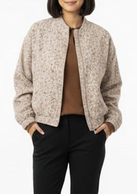 Esqualo - Flower Bomber Jacket