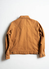 Iron & Resin Women's Madeleine Jacket in cognac - women's jacket - detail view
