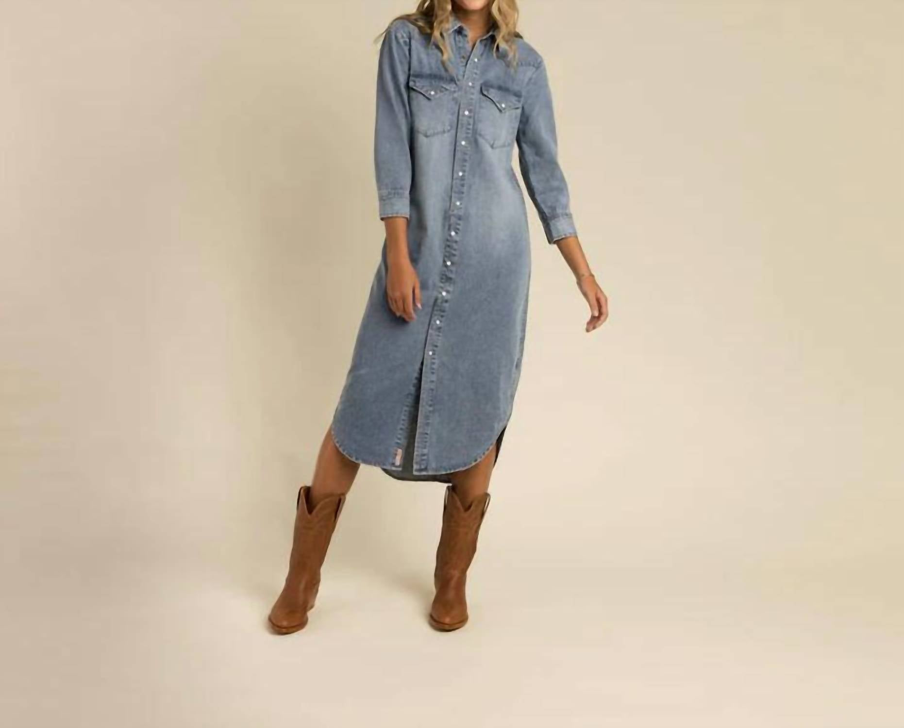 Sendero Provisions Co. - Annie Pearl Snap Dress