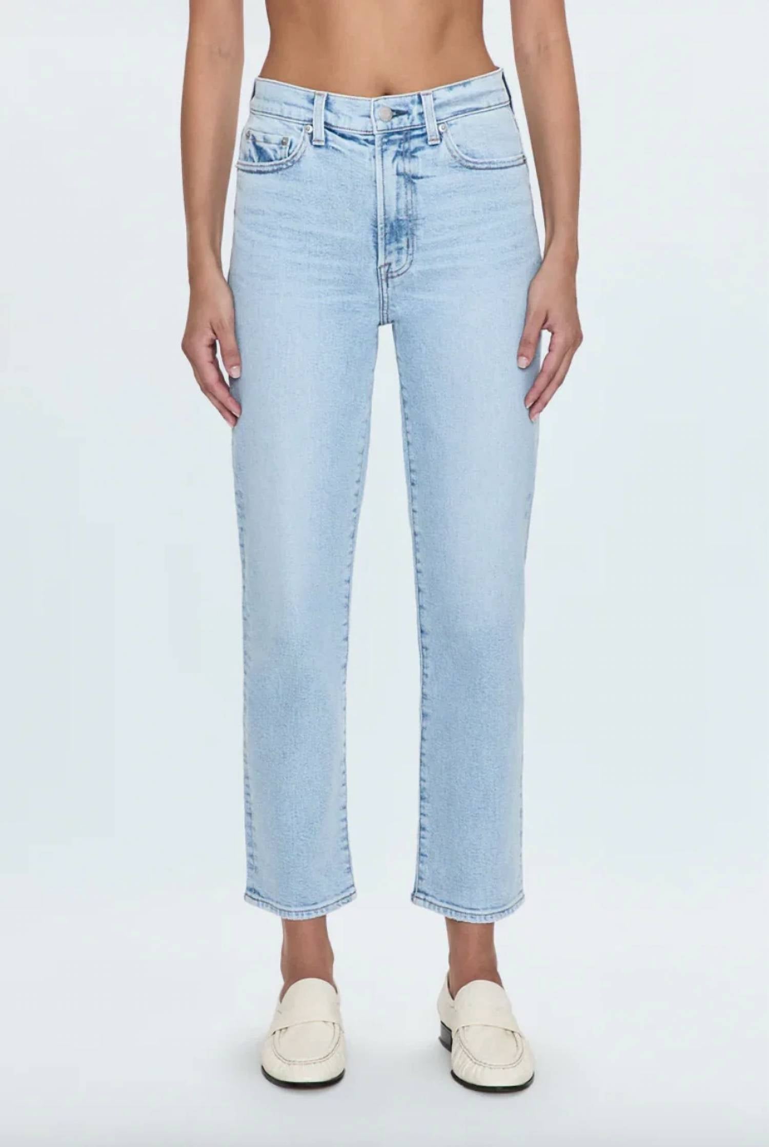 Pistola - Women's Charlie High Rise Classic Straight Ankle Jean