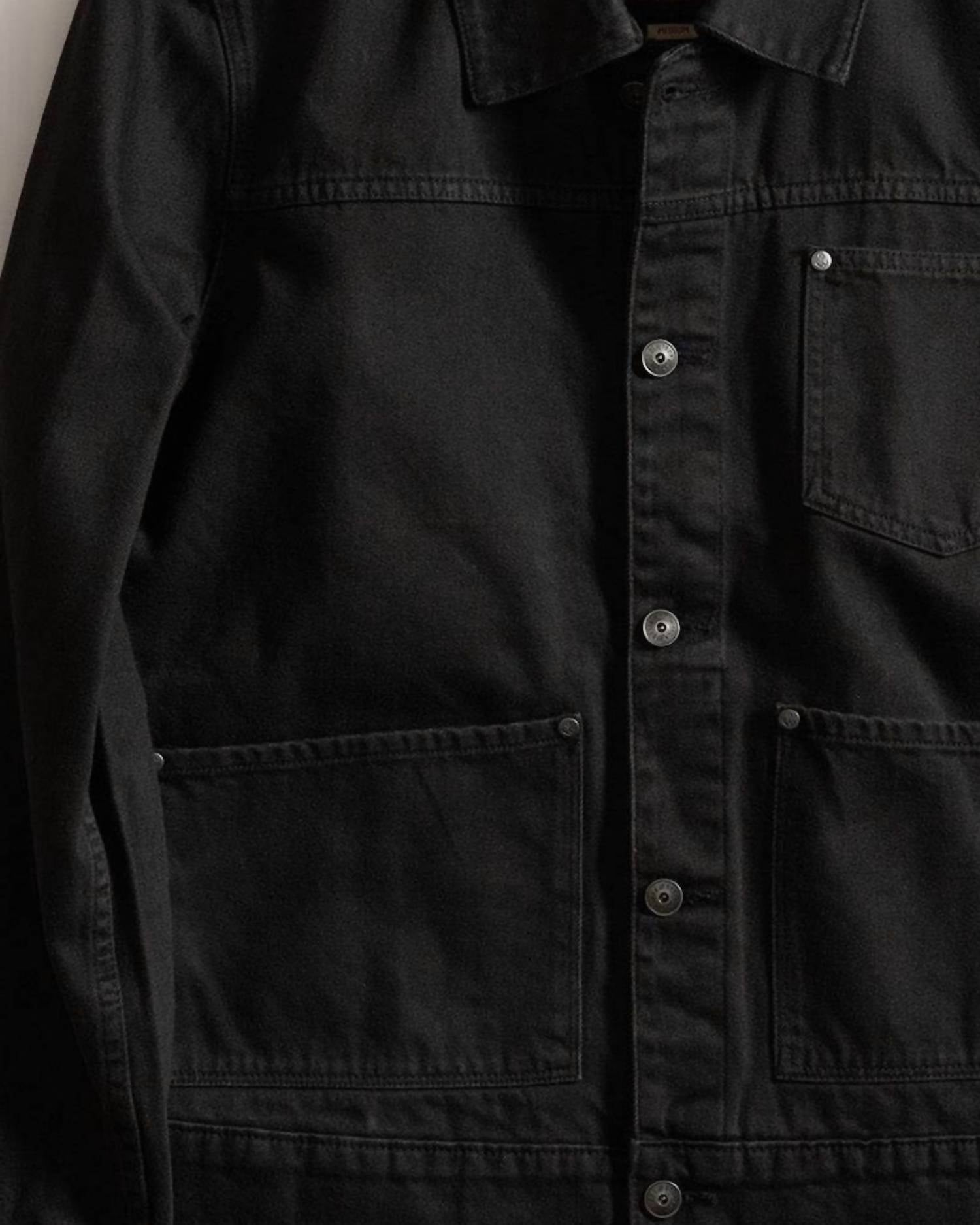 Iron & Resin Men's Clark Jacket in charcoal - men's jacket - alternate view