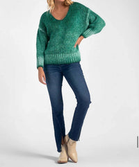 V Neck Chunky Sweater