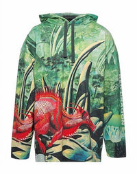 Valentino - Red Dragon Print Hoodie