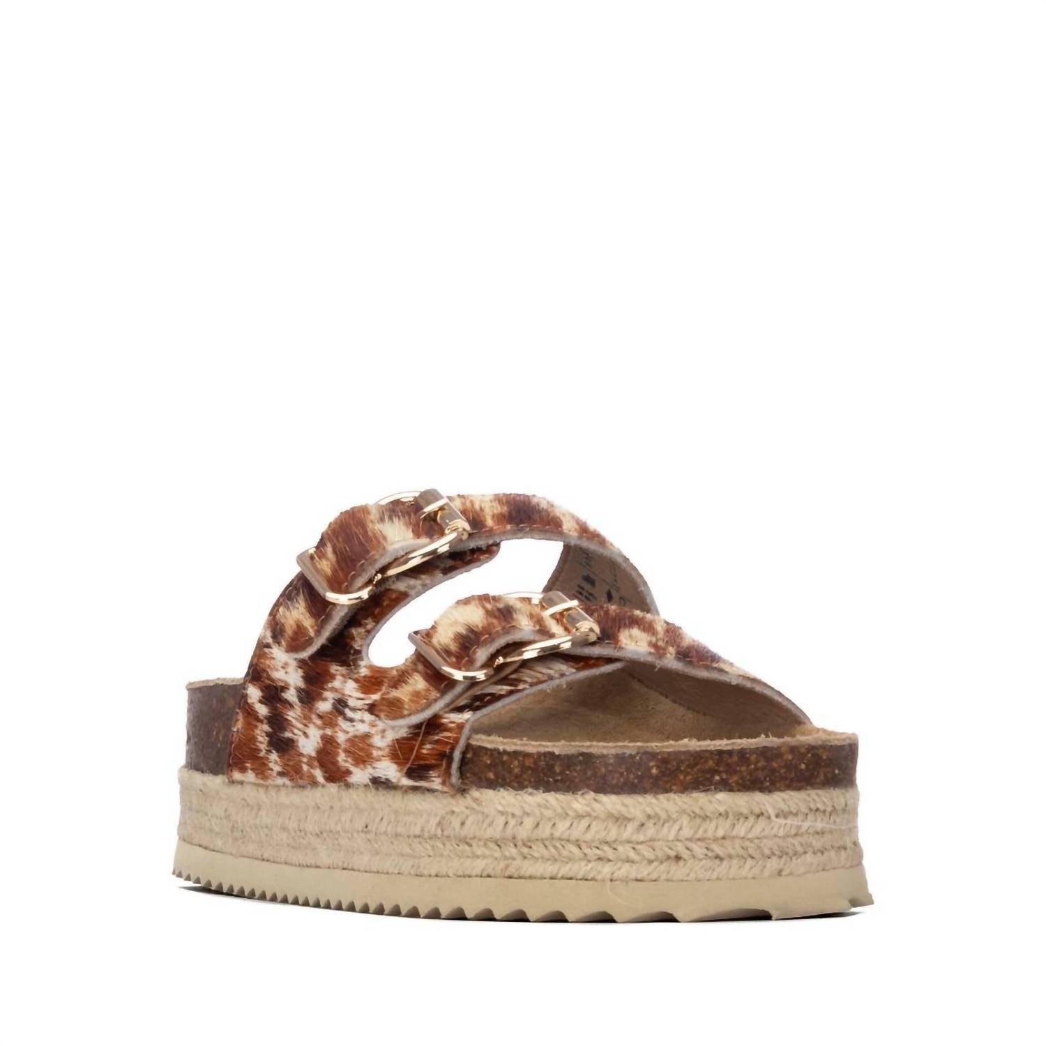 Xti Women's Refresh Leather Sandals in cow - women's sandal - alternate view