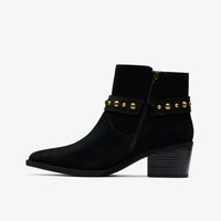 Clarks - Women's Morzine Buckle Suede Boots