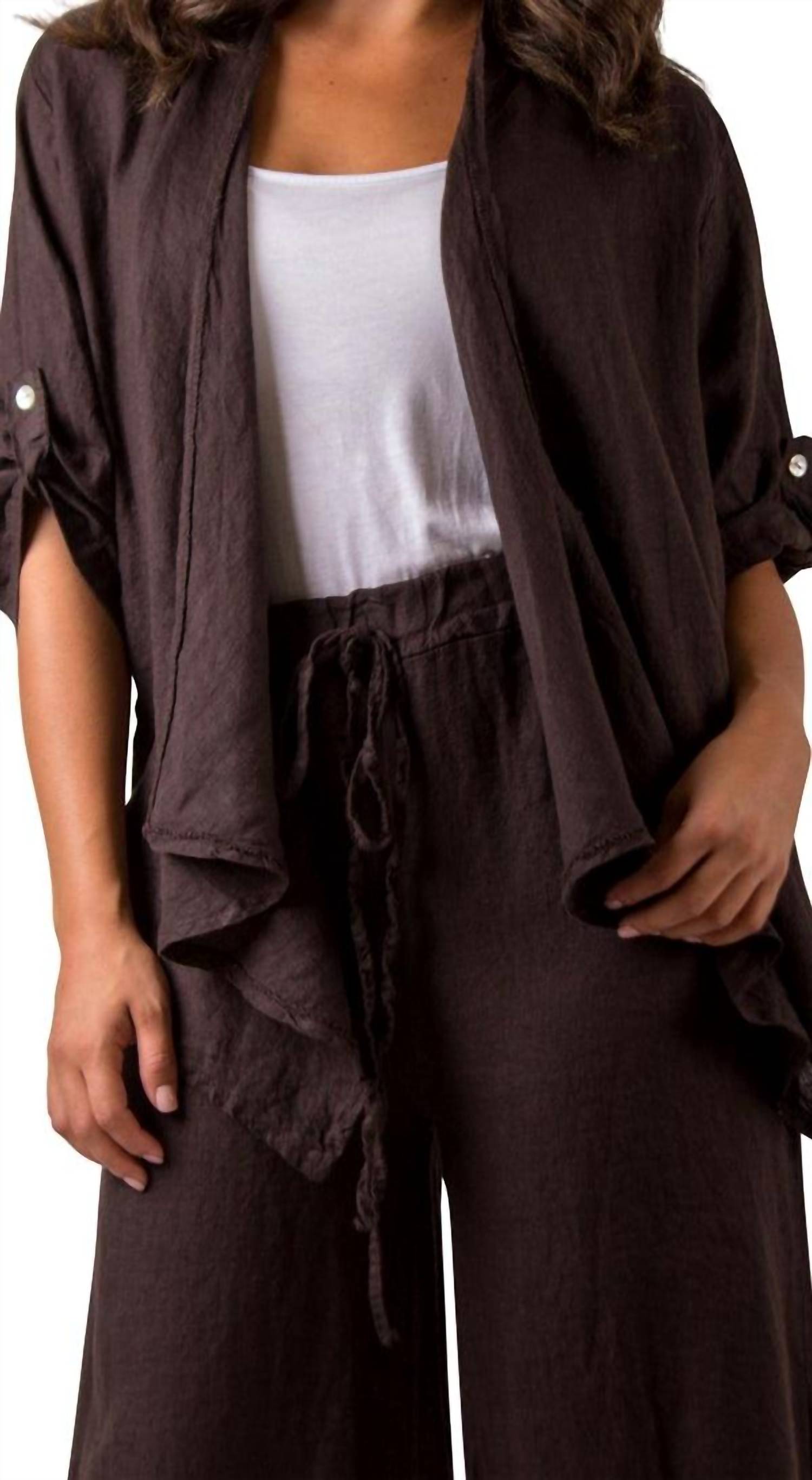 Gigi Moda - Leggera Open Front Jacket
