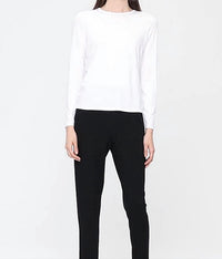 Eileen Fisher - System Lightweight Pullover Jersey Crewneck Top