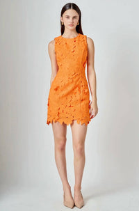 Endless Rose - Floral Embroidered Mini Dress