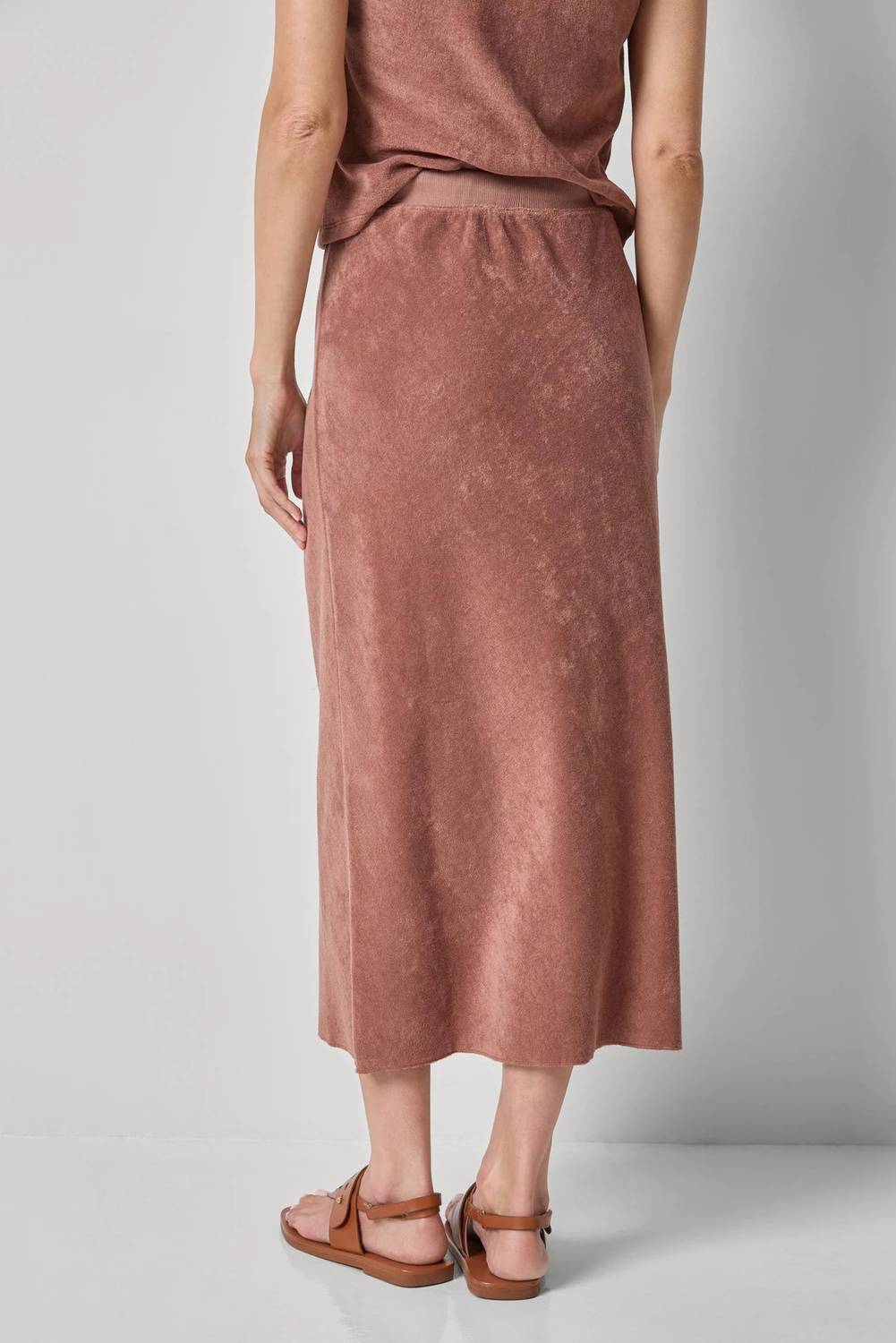 Lilla P - Terry Bias Midi Skirt