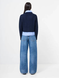 French Connection - Ellie Knit Collared Pullover Sweater